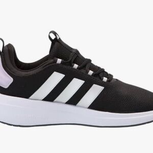 Adidas Black and White Athletic Shoes